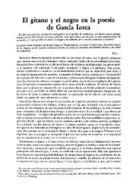 El gitano y el negro en la poesía de García Lorca / José Ortega | Biblioteca Virtual Miguel de Cervantes
