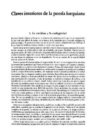 Claves interiores de la poesía lorquiana / Amancio Sabugo Abril | Biblioteca Virtual Miguel de Cervantes