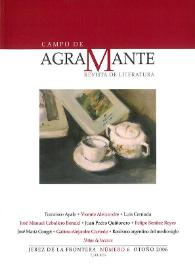 Campo de Agramante : revista de literatura. Núm. 6 (otoño 2006) | Biblioteca Virtual Miguel de Cervantes
