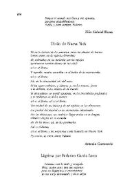 Lágrima por Federico García Lorca / José García Nieto | Biblioteca Virtual Miguel de Cervantes
