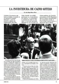 La investidura de Calvo-Sotelo / Por Luis Miguel Enciso Recio | Biblioteca Virtual Miguel de Cervantes