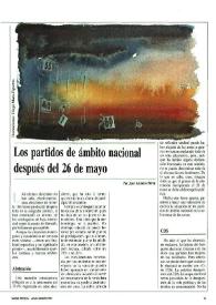 Los partidos de ámbito nacional después del 26 de mayo / Por José Antonio Pérez | Biblioteca Virtual Miguel de Cervantes