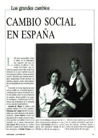 Cambio social en España | Biblioteca Virtual Miguel de Cervantes