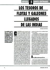 Los tesoros de flotas y galeones llegados de las Indias / Por Felipe Ruiz Martín | Biblioteca Virtual Miguel de Cervantes
