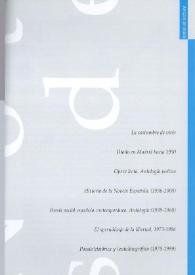 Campo de Agramante: revista de literatura. Núm. 2 (verano 2002). Notas de lectura | Biblioteca Virtual Miguel de Cervantes