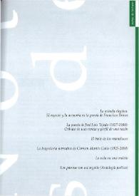 Campo de Agramante: revista de literatura. Núm. 3 (otoño 2003). Notas de lectura | Biblioteca Virtual Miguel de Cervantes