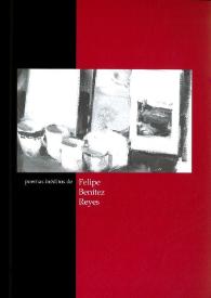 Poemas inéditos / de Felipe Benítez Reyes | Biblioteca Virtual Miguel de Cervantes