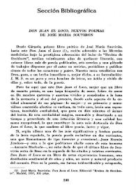 "Don Juan el Loco", nuevos poemas de José María Souvirón / Fernando Quiñones | Biblioteca Virtual Miguel de Cervantes