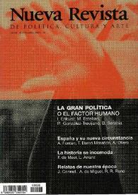 Nueva Revista de Política, Cultura y Arte. Núm. 98 marzo-abril 2005 | Biblioteca Virtual Miguel de Cervantes