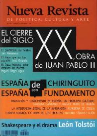 Nueva Revista de Política, Cultura y Arte. Núm. 99, mayo-junio 2005 | Biblioteca Virtual Miguel de Cervantes
