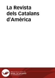 La Revista dels Catalans d'Amèrica | Biblioteca Virtual Miguel de Cervantes