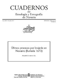 Cuadernos de etnología y etnografía de Navarra.  Año XLVI, núm. 89, enero 2014-diciembre 2015 | Biblioteca Virtual Miguel de Cervantes