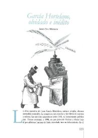 García Hortelano, olvidado e inédito / Santos Sanz Villanueva | Biblioteca Virtual Miguel de Cervantes