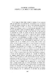Oliverio Girondo frente a la nada y lo absoluto / Olga Orozco | Biblioteca Virtual Miguel de Cervantes