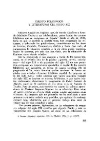 Cuento folklórico y literaturas del siglo XIX / Maxime Chevalier | Biblioteca Virtual Miguel de Cervantes