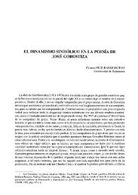 El dinamismo simbólico en la poesía de José Gorostiza / Carmen Ruiz Barrionuevo | Biblioteca Virtual Miguel de Cervantes