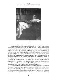 Juan Andrade Rodríguez (Madrid, 1898-1981) [Semblanza] / Cristina Suárez Toledano | Biblioteca Virtual Miguel de Cervantes