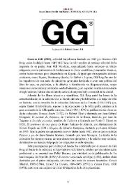 Editorial Gustavo Gili (Barcelona, 1902) [Semblanza] / Raquel Jimeno Revilla | Biblioteca Virtual Miguel de Cervantes
