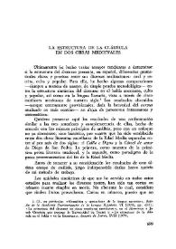 La estructura de la cláusula en dos obras medievales / Juan Miguel Lope Blanch | Biblioteca Virtual Miguel de Cervantes
