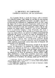 La biblioteca de Campomanes: contexto cultural de un ilustrado / Jacques Soubeyroux | Biblioteca Virtual Miguel de Cervantes