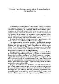 Historia y modernismo en "La gloria de don Ramiro", de Enrique Larreta / Adelia Lupi | Biblioteca Virtual Miguel de Cervantes