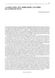 "La dama joven" de Emilia Pardo Bazán y Mariano Obiols Delgado (1885) / Ángeles Quesada Novás | Biblioteca Virtual Miguel de Cervantes