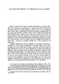 Las voces del "Quijote" y la subversión de la autoridad / James A. Parr | Biblioteca Virtual Miguel de Cervantes