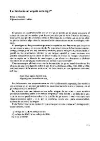 La historia se repite con sigo / Erika C. García | Biblioteca Virtual Miguel de Cervantes