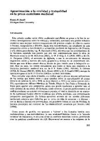Aproximación a la oralidad y textualidad en la prosa castellana medieval  / Dennis P. Seniff | Biblioteca Virtual Miguel de Cervantes