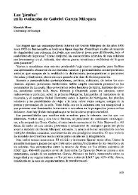 Las "jirafas" en la evolución de Gabriel García Márquez / Kenrick Mose  | Biblioteca Virtual Miguel de Cervantes