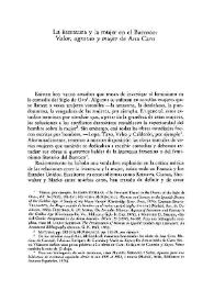 La literatura y la mujer en el Barroco: "Valor, agravio y mujer", de Ana Caro / Matthew D.Stroud | Biblioteca Virtual Miguel de Cervantes