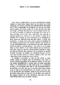Miró y la vanguardia / Francisco Calvo Serraller | Biblioteca Virtual Miguel de Cervantes