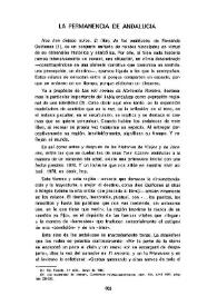 La permanencia de Andalucía / Enriqueta Morillas | Biblioteca Virtual Miguel de Cervantes