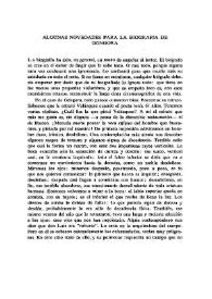 Algunas novedades para la biografía de Góngora / Dámaso Alonso | Biblioteca Virtual Miguel de Cervantes