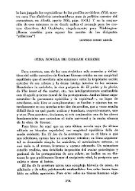 Otra novela de Graham Greene / Enrique Sordo | Biblioteca Virtual Miguel de Cervantes