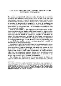 "La ilustre fregona" como ejemplo de estructura novelesca cervantina / Ana María Barrenechea | Biblioteca Virtual Miguel de Cervantes