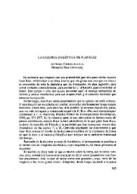 La cazurra dialéctica de Juan Ruiz / Antonio Torres Alcalá | Biblioteca Virtual Miguel de Cervantes