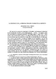 La dinámica de la soledad de Ana Ozores en "La Regenta" / Mercedes Vidal Tibbits | Biblioteca Virtual Miguel de Cervantes