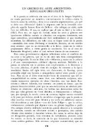 Un crítico de aire argentino: Romualdo Brughetti / Guillermo de Torre | Biblioteca Virtual Miguel de Cervantes