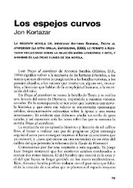 Los espejos curvos / Jon Kortazar | Biblioteca Virtual Miguel de Cervantes