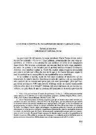 La guerra contra el fanatismo de Mario Vargas Llosa  / Seymour Menton | Biblioteca Virtual Miguel de Cervantes