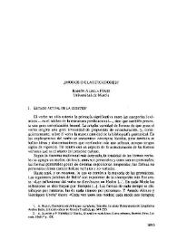 ¿Modos o clasificadores? / Ramón Almela Pérez | Biblioteca Virtual Miguel de Cervantes