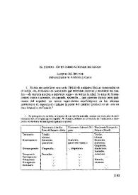 El sufijo -ón en indicaciones de edad / Jacques de Bruyne | Biblioteca Virtual Miguel de Cervantes