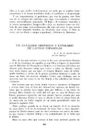 Un catálogo histórico y literario de lápidas españolas / Juan Sampelayo | Biblioteca Virtual Miguel de Cervantes
