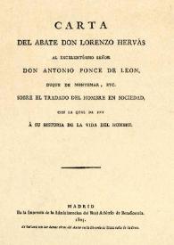Lorenzo Hervás y Panduro. Imágenes | Biblioteca Virtual Miguel de Cervantes