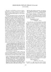  Jorge Guillén, poeta del espacio y de la luz  / Manuel Durán | Biblioteca Virtual Miguel de Cervantes