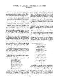  Cristóbal de Castillejo, hombre del Renacimiento  / Renée Walter | Biblioteca Virtual Miguel de Cervantes