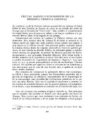  Celtas, magos o normandos en la "Primera crónica general"  / T. B. Irving | Biblioteca Virtual Miguel de Cervantes