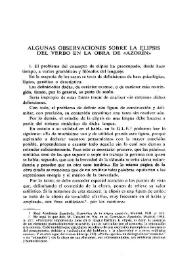 Algunas observaciones sobre la elipsis del verbo en la obra de "Azorín"  / Constantin Duhaneanu | Biblioteca Virtual Miguel de Cervantes