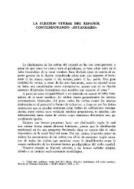 La flexión verbal del español contemporáneo «estandard»  / María Papadopol | Biblioteca Virtual Miguel de Cervantes